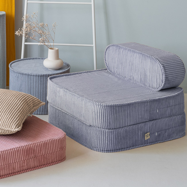 Flip Chair Cord  Blueberry Blue Flip Chair Cord  Blueberry Blue