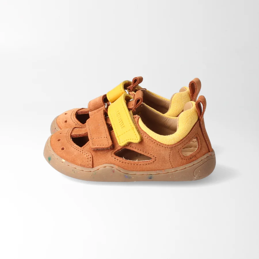 Sandale kammmolchSTYLE haselnuss