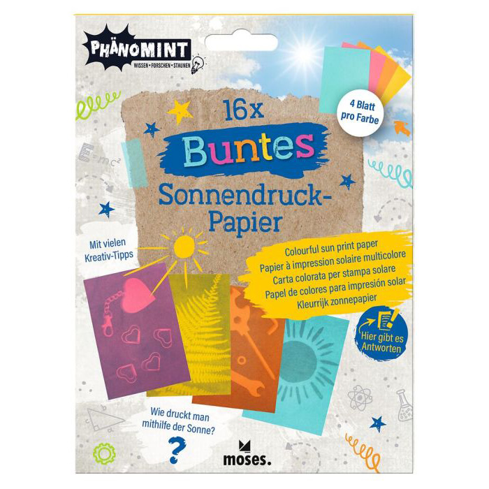 Buntes Sonnendruckpapier Buntes Sonnendruckpapier