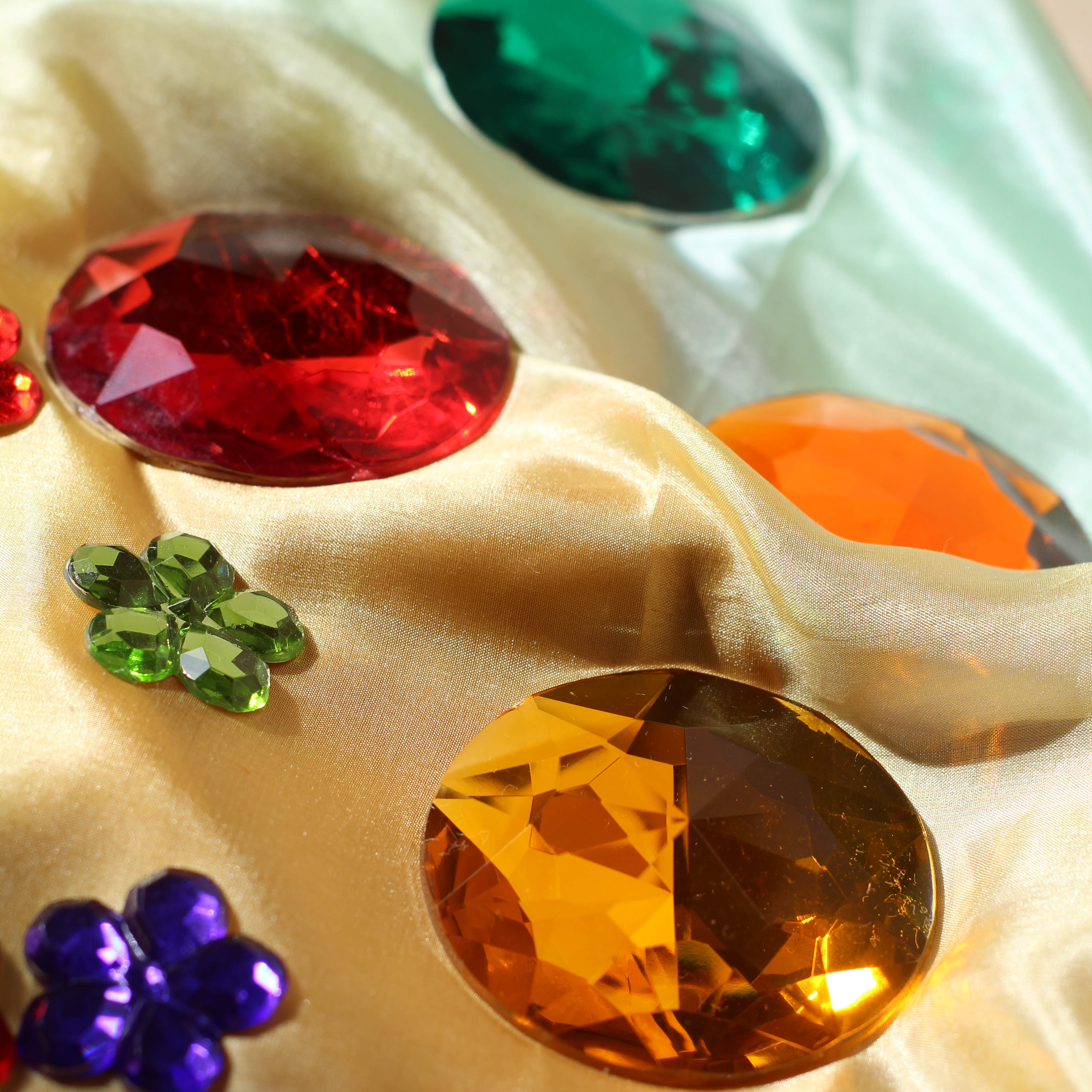 25 Riesen Funkelsteine Ø5cm