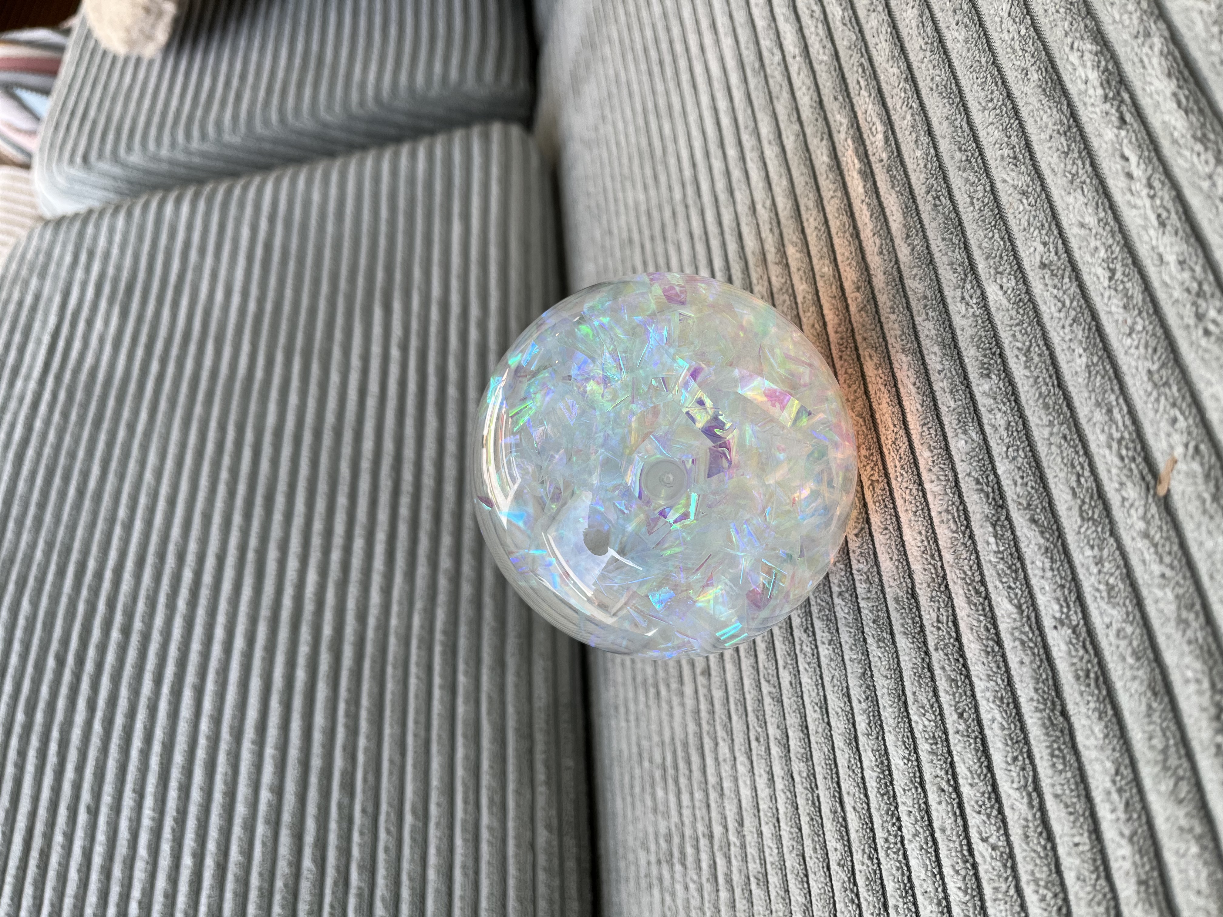 Flummi-Ball Glitzerfäden Flummi-Ball Glitzerfäden