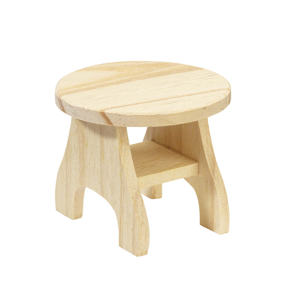 Miniatur Tisch Rund Natur