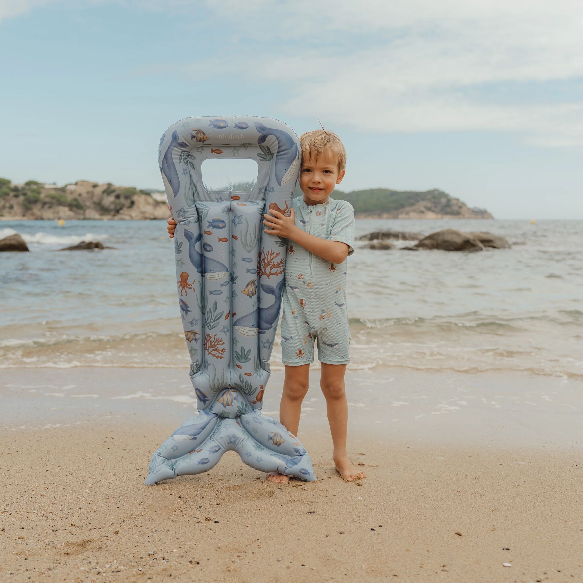 Luftmatratze mit Flosse Ocean World