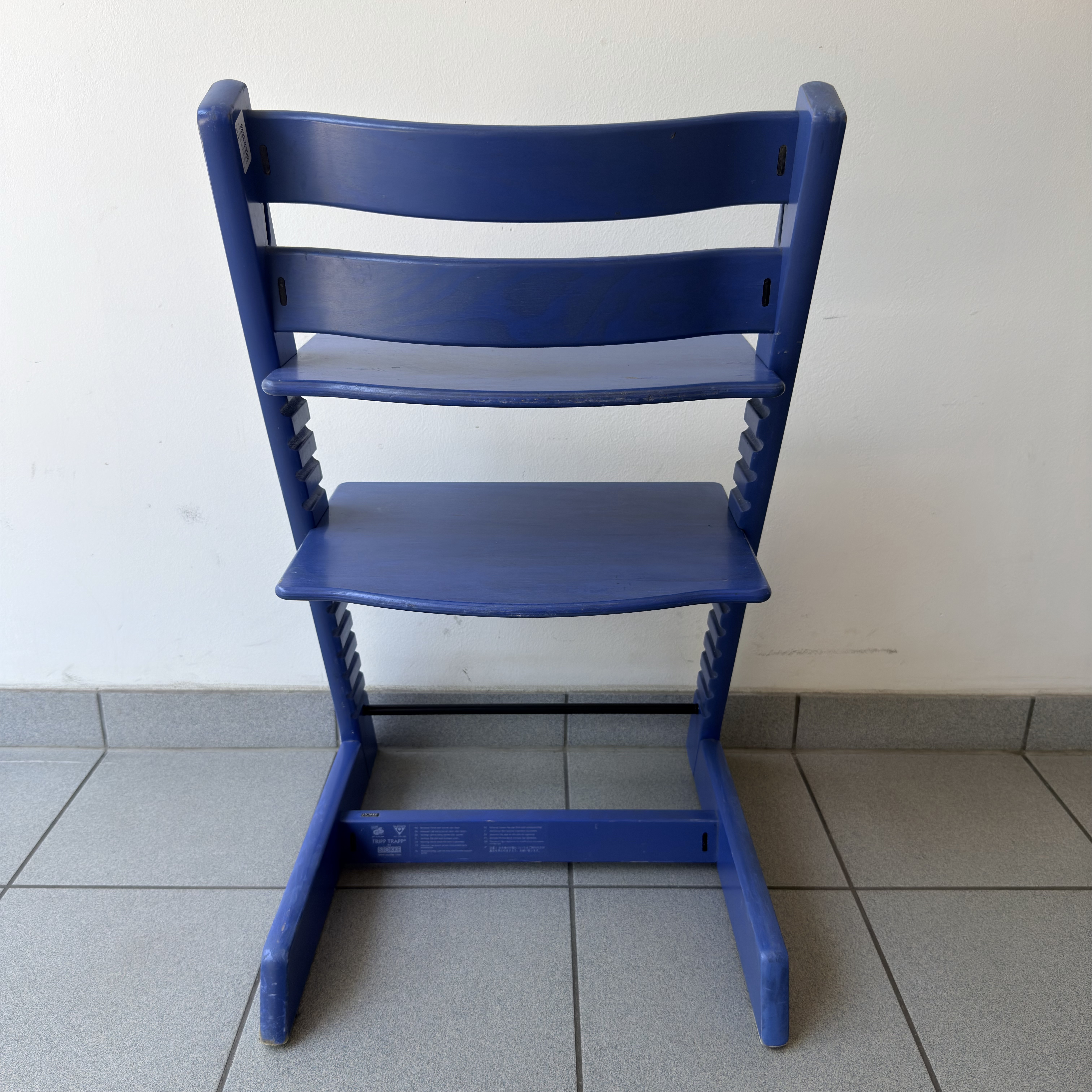 Hochstuhl Mittelblau