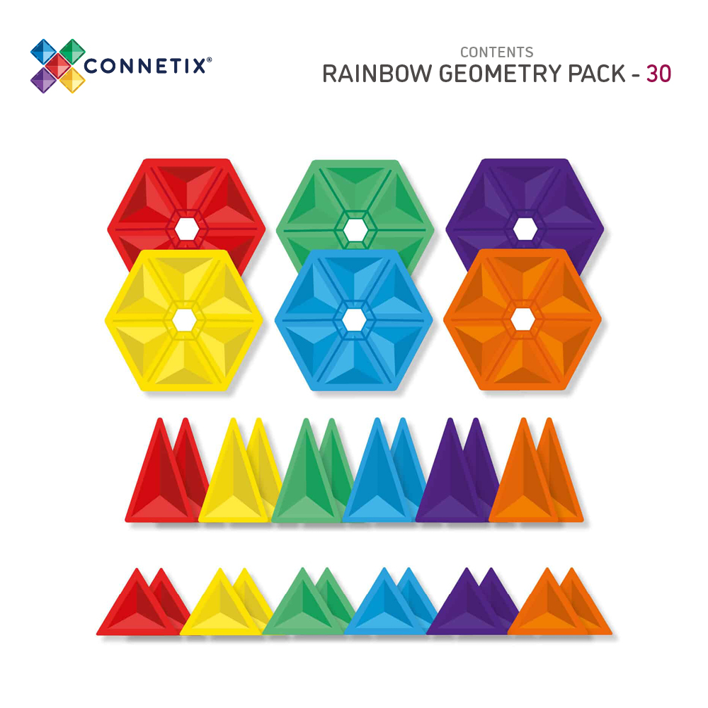 Geometry Pack Rainbow 30tlg.