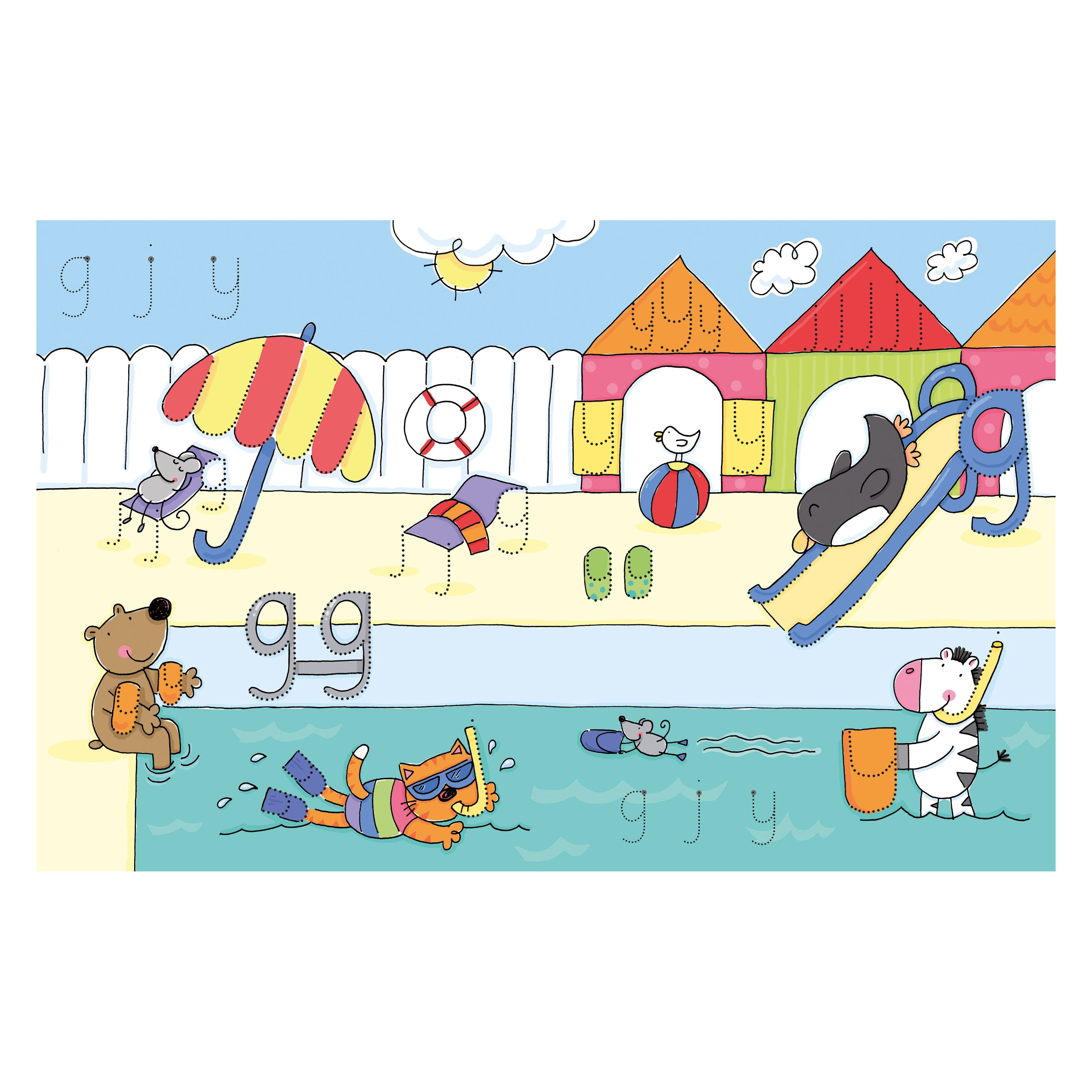 Mein Wisch-und-Weg Buch: Erste Buchstaben kennenlernen