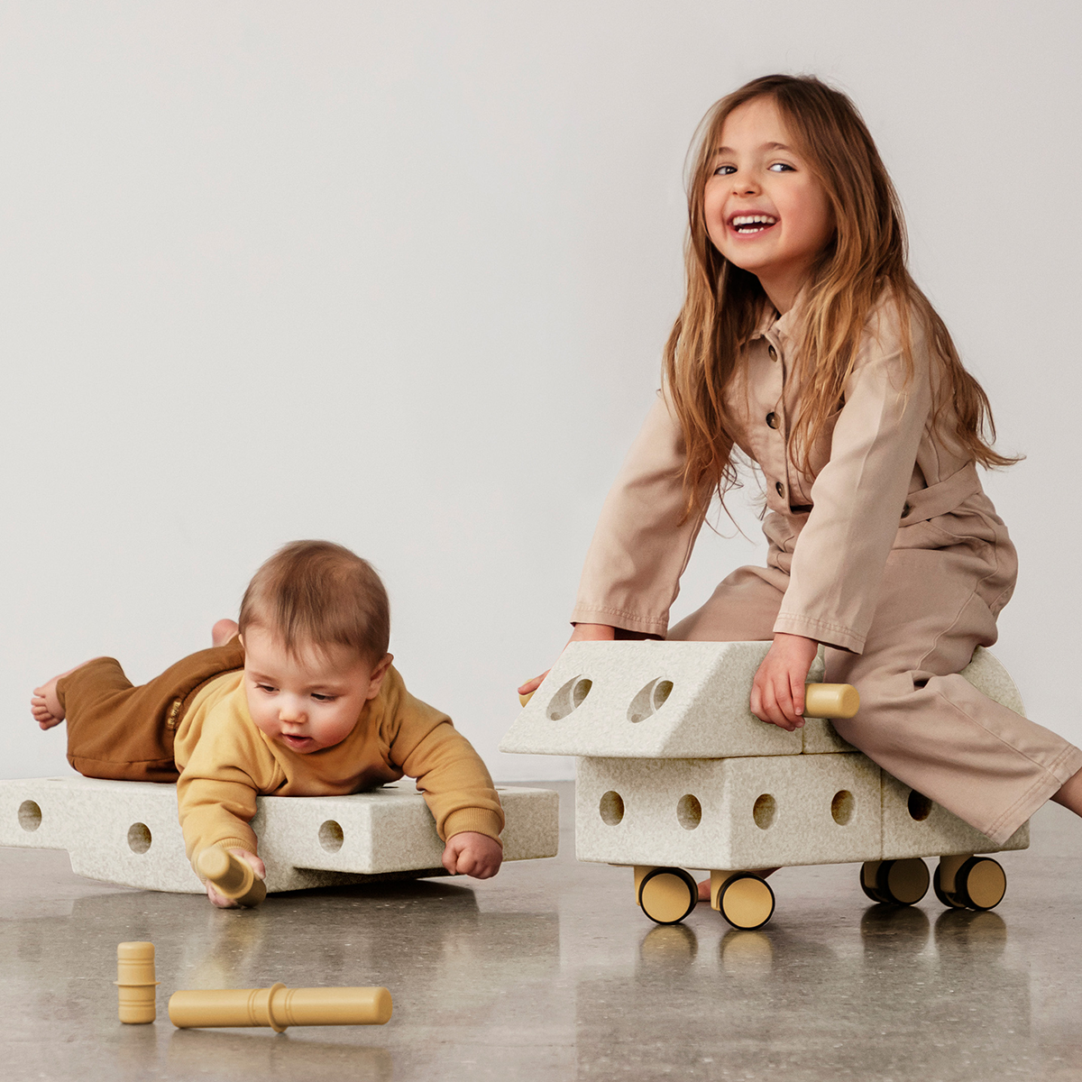 Explorer-Set Sand Grey/ Honey Yellow
