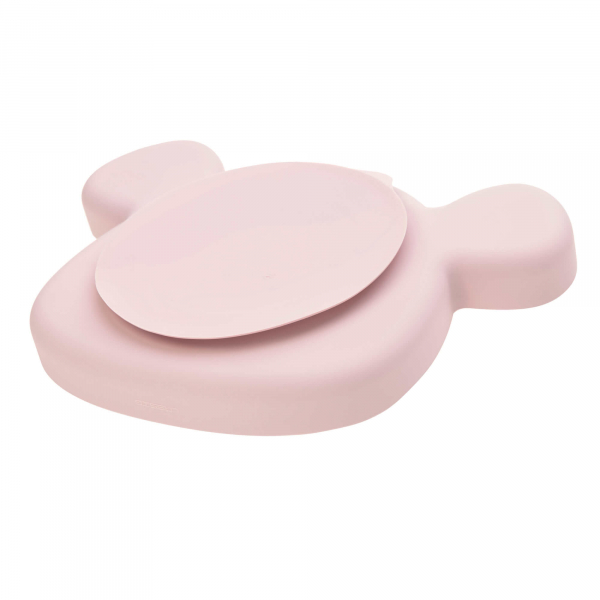 Instasale: Silikonteller mit Saugnapf Little Chums Mouse Rosa & Becher