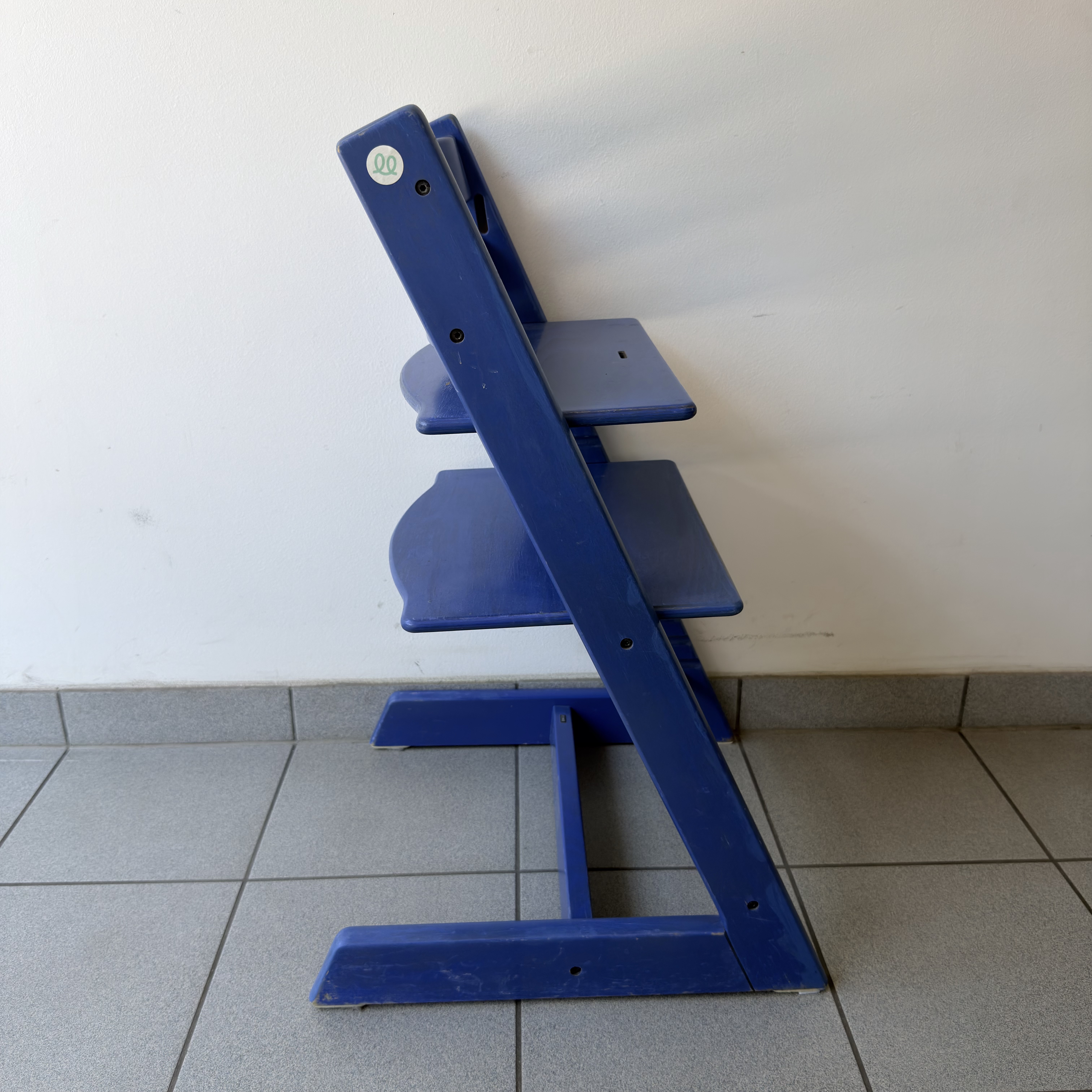 Hochstuhl Mittelblau