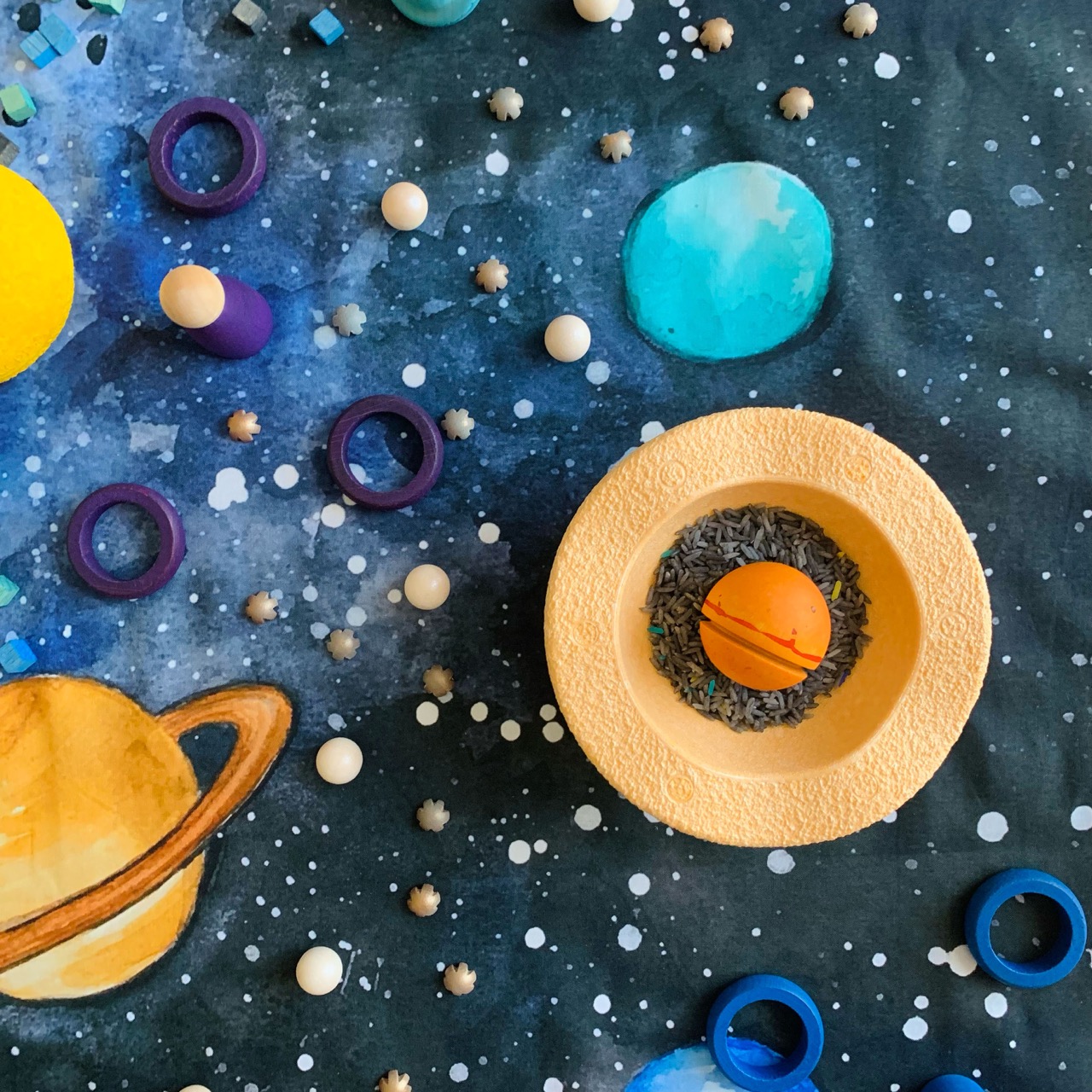 Spieltuch The Solar System 100 x 100 cm