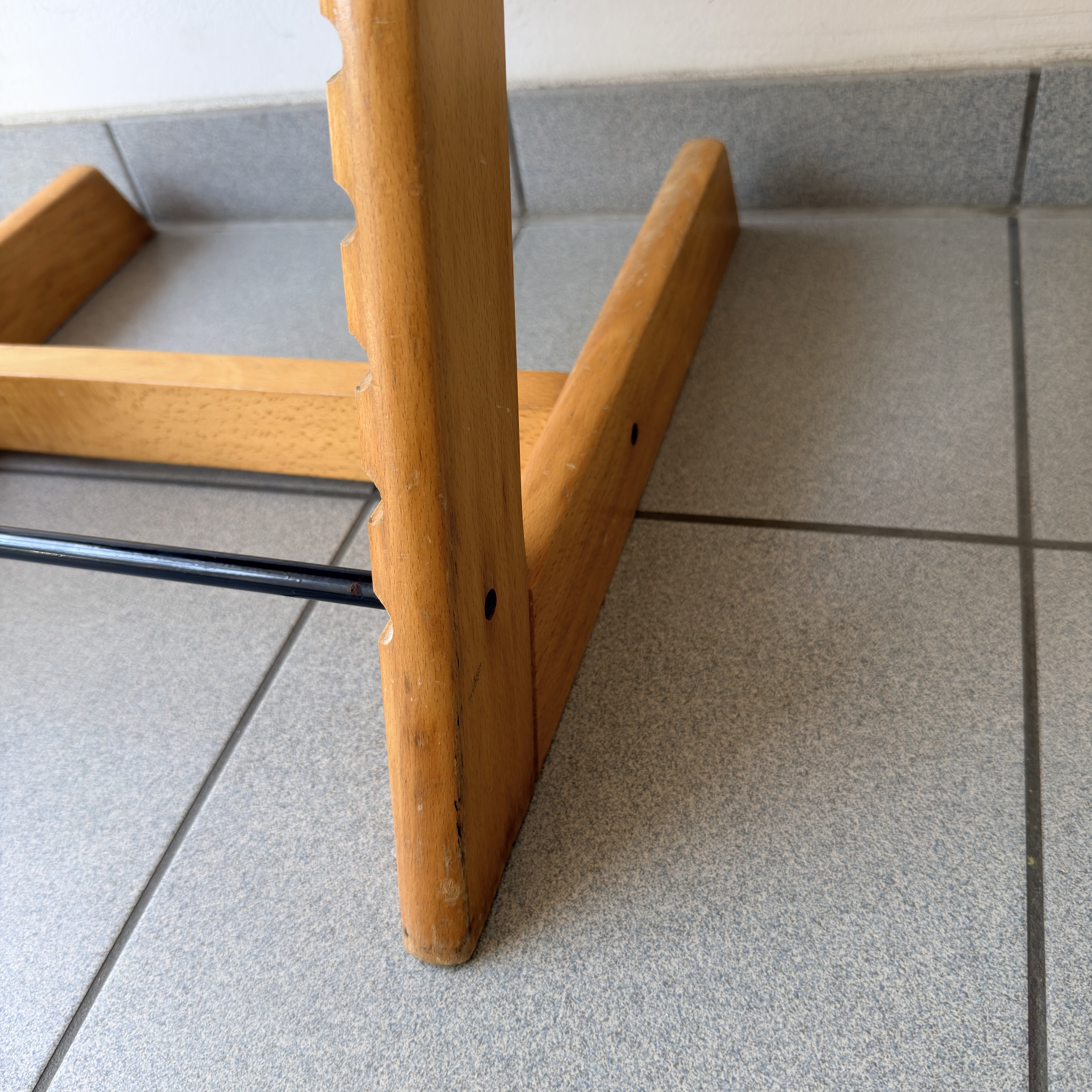 Hochstuhl Natur, Generation 1, Akzeptabel, ohne Blättchen
