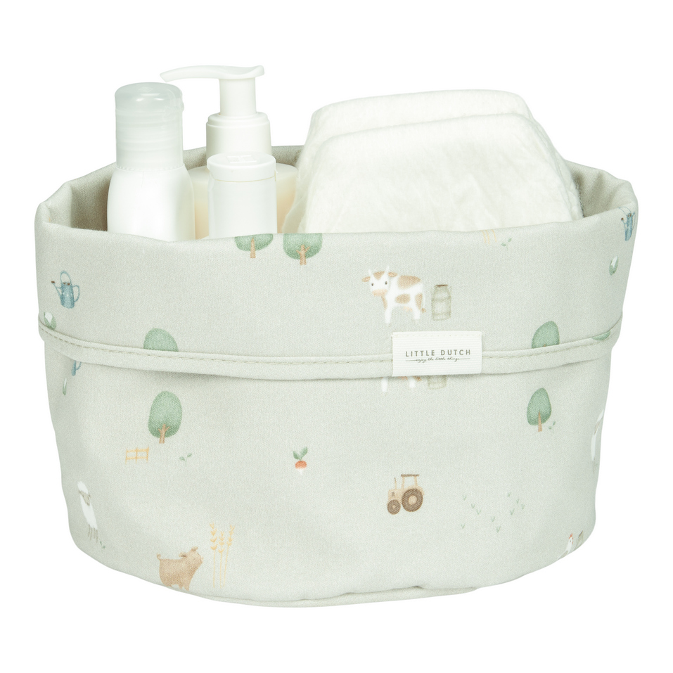 Aufbewahrungskörbchen Little Farm Rund | Rund