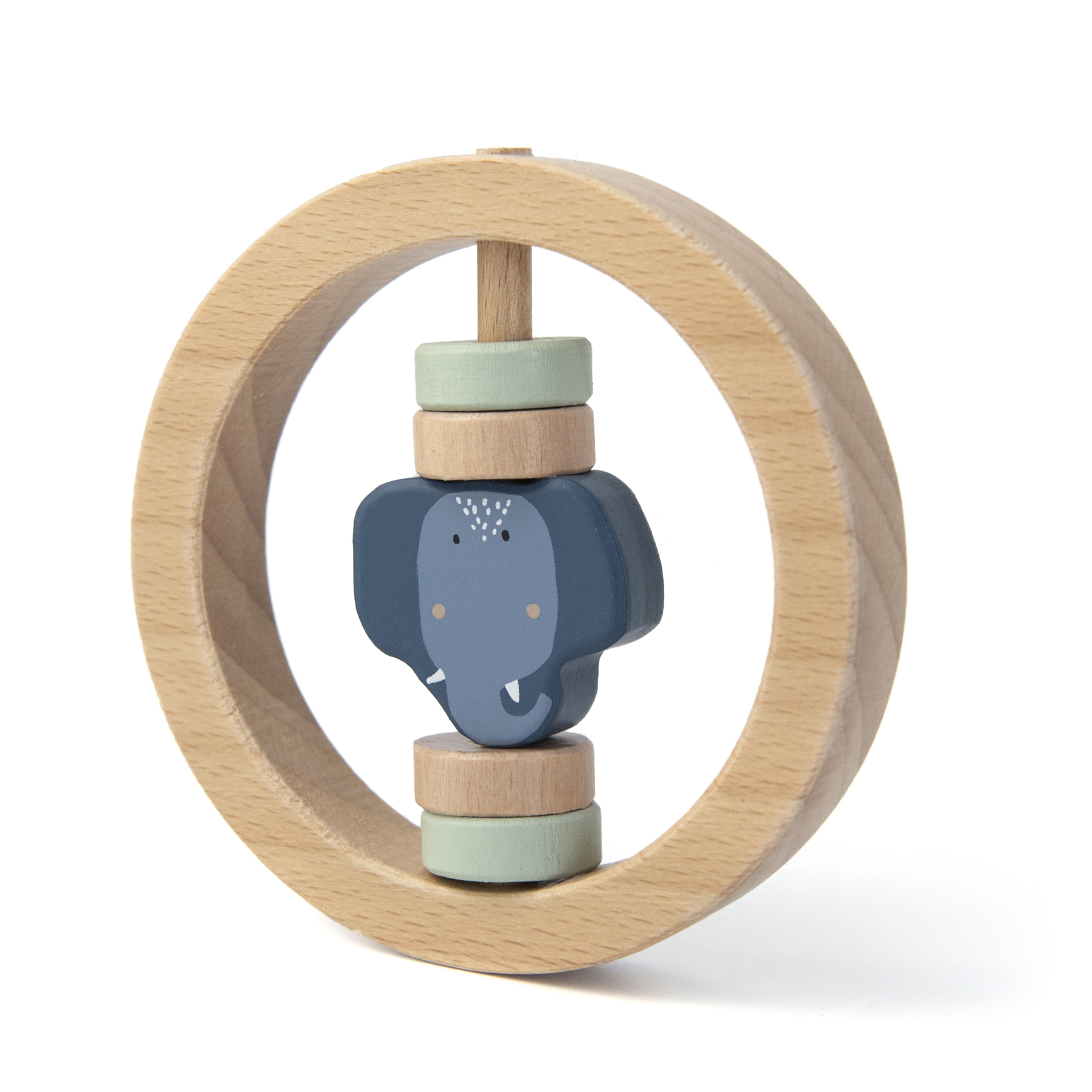 Holzrassel Rund Mrs. Elephant