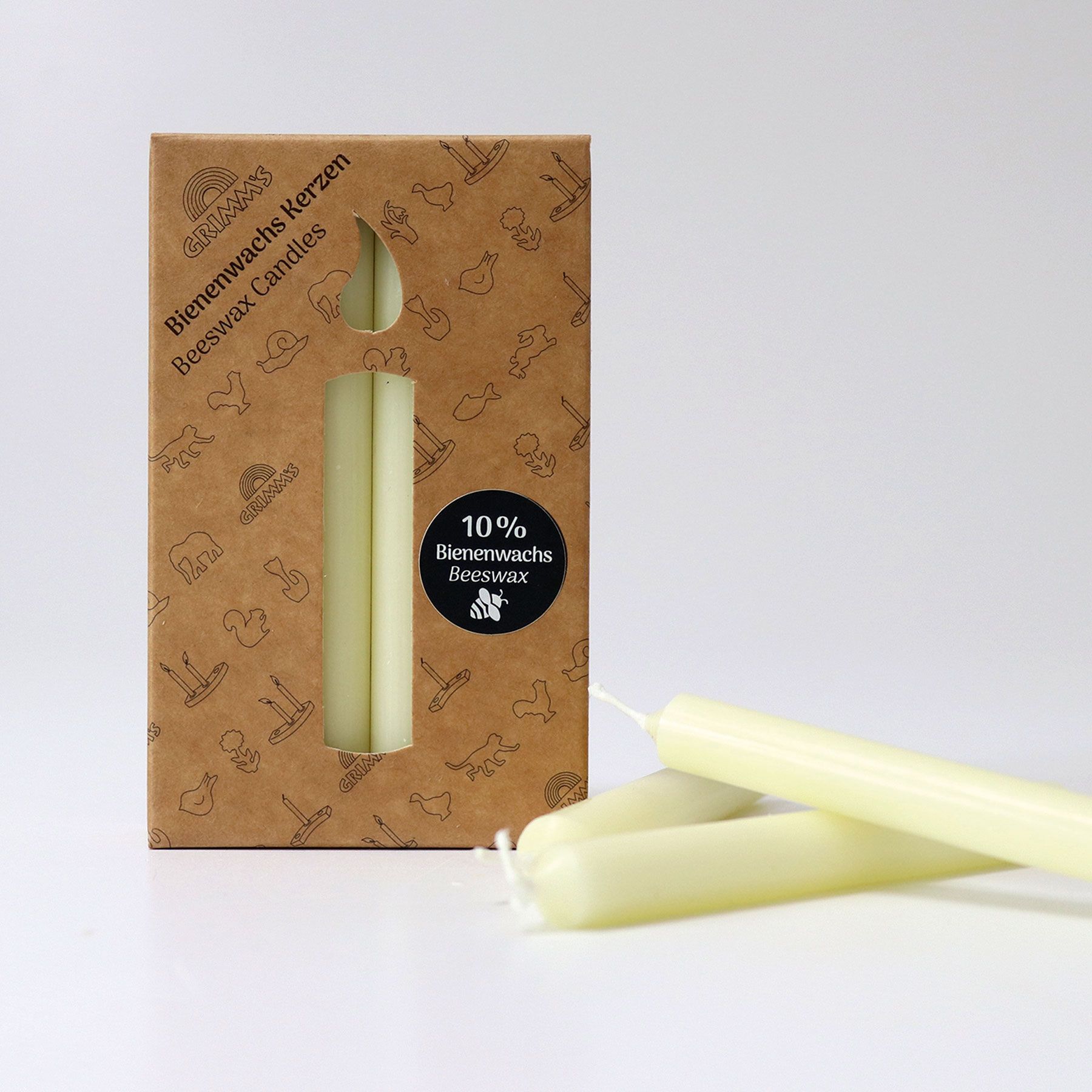 Bienenwachs-Kerzen Creme Bienenwachs-Kerzen Creme