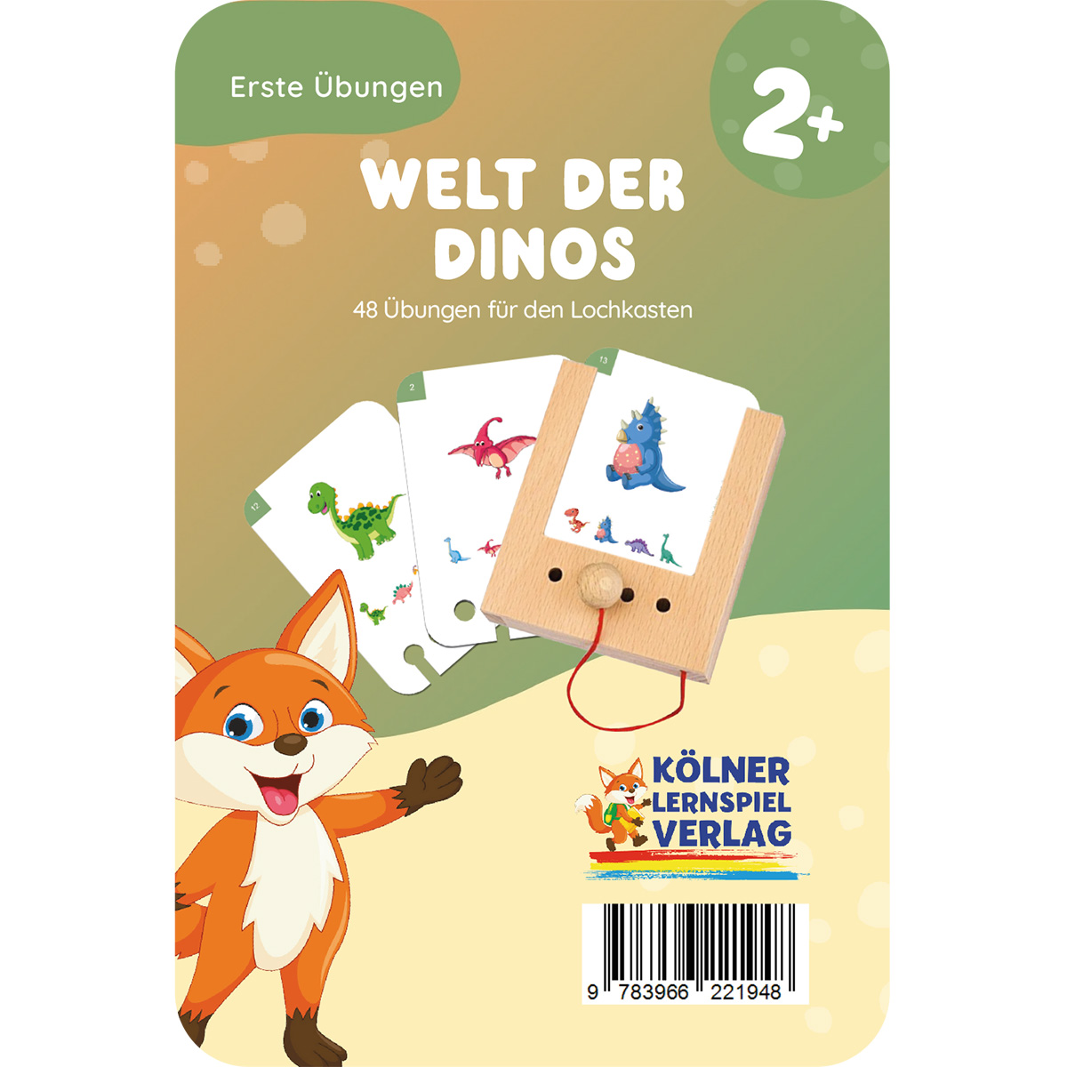 Lochkasten Kartensatz 2+ Welt der Dinos Lochkasten Kartensatz 2+ Welt der Dinos