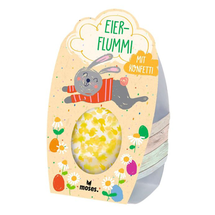 Glitzernder Eier-Flummi