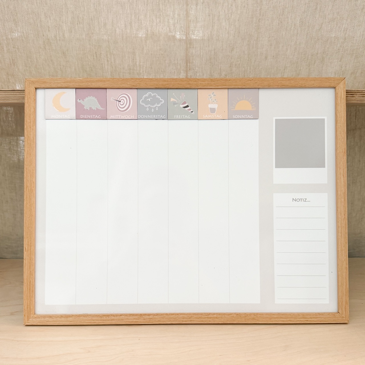 Magnet Set Wochentage