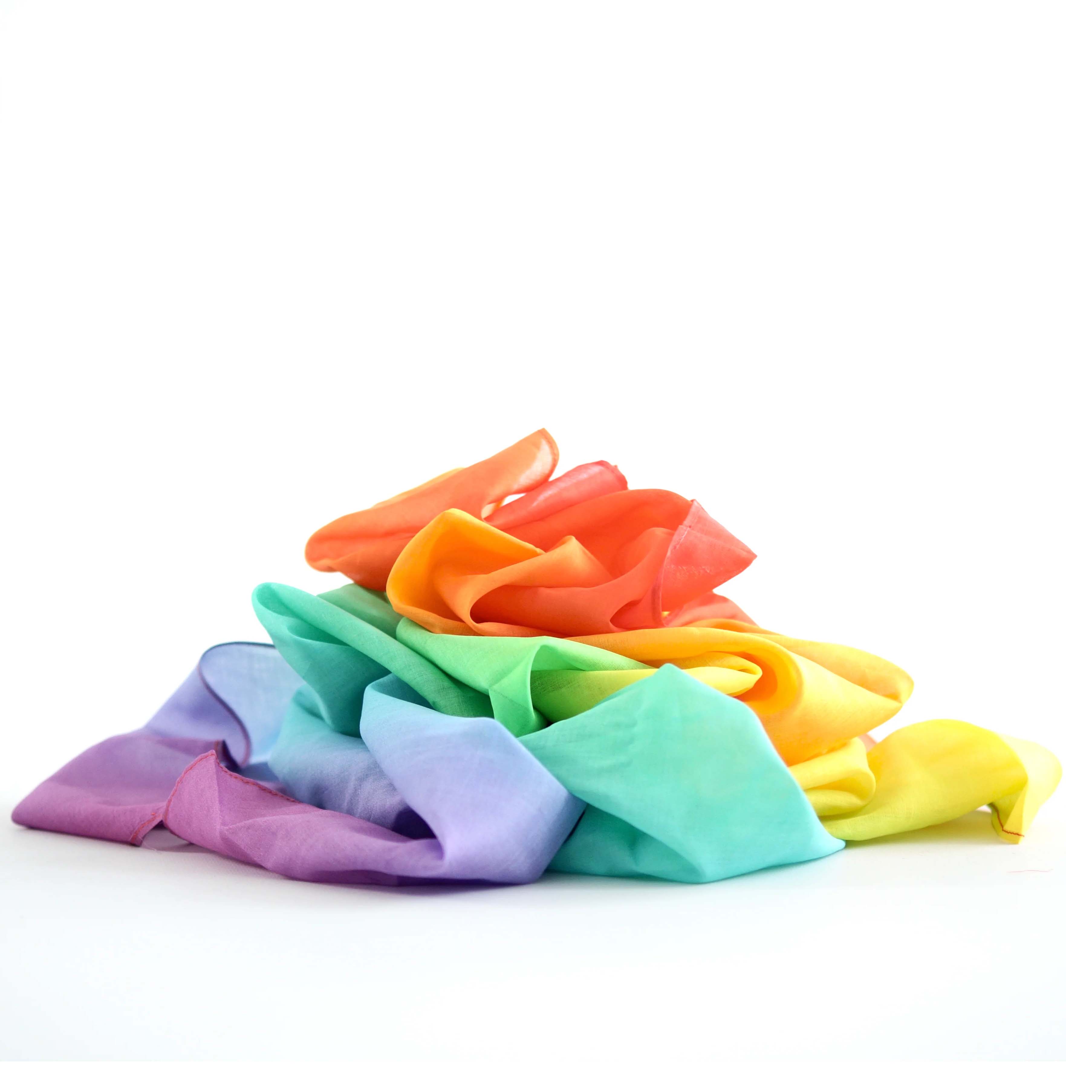 Spieltuch Rainbow Pastell 120 x 120 cm