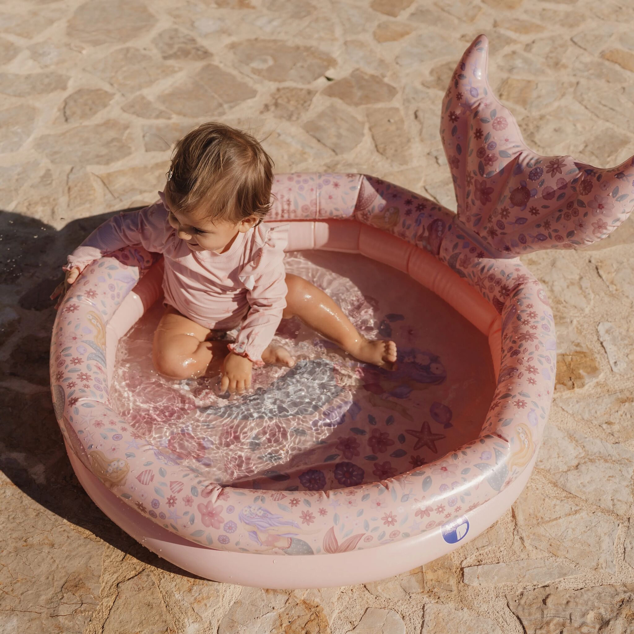 Planschbecken Dreamy Mermaid Pink 80 cm