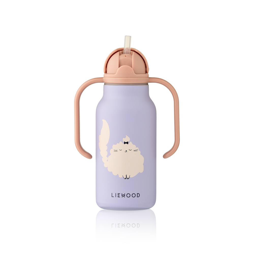 Trinkflasche Kimmi 250ml Cat / Warm lilac