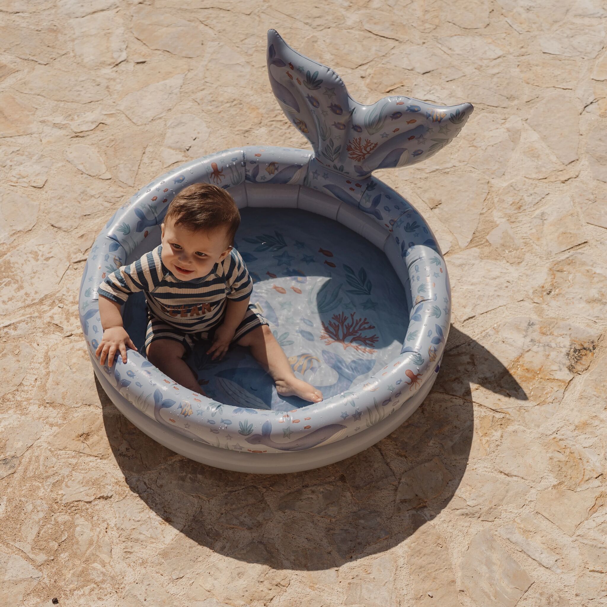 Planschbecken Ocean World Blau 80 cm