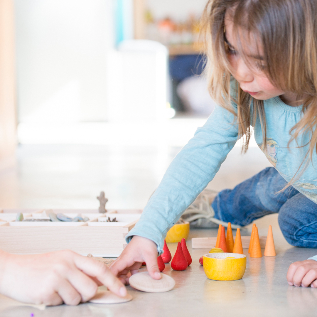 Mandala Orange Cone Einzelstück