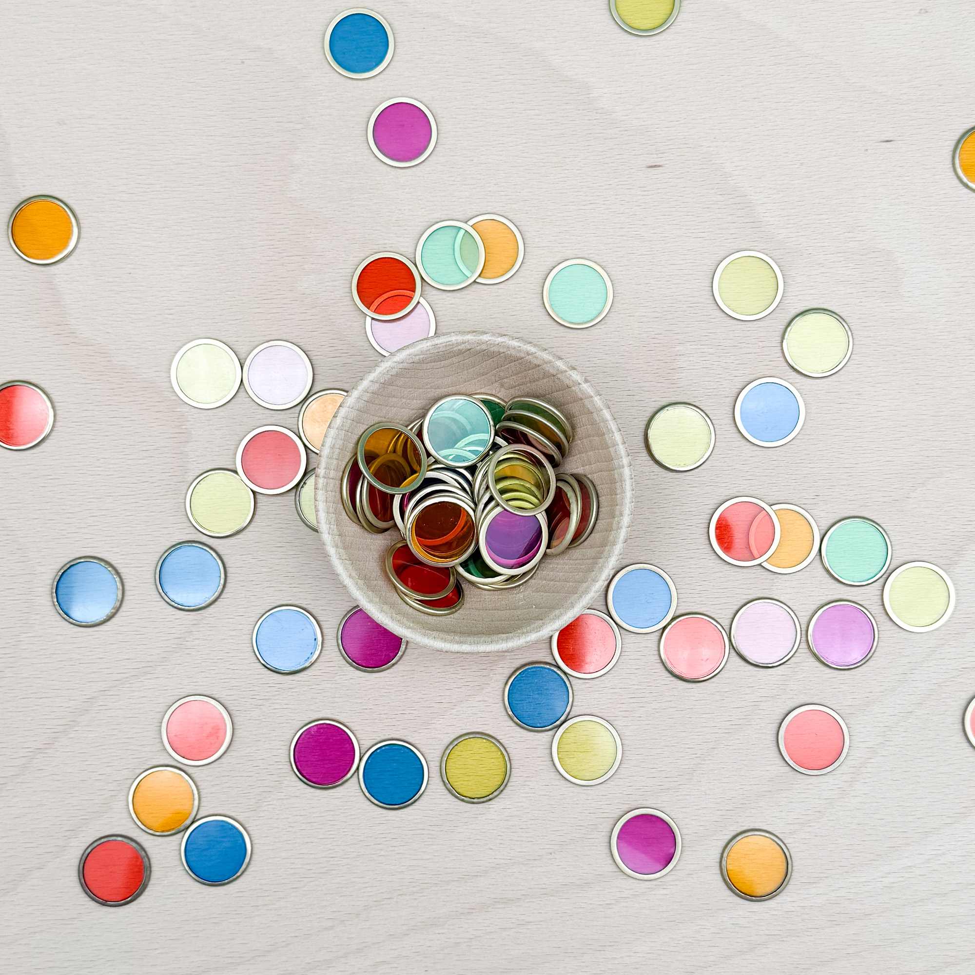 Chips mit Metallrahmen 100 Stk. 