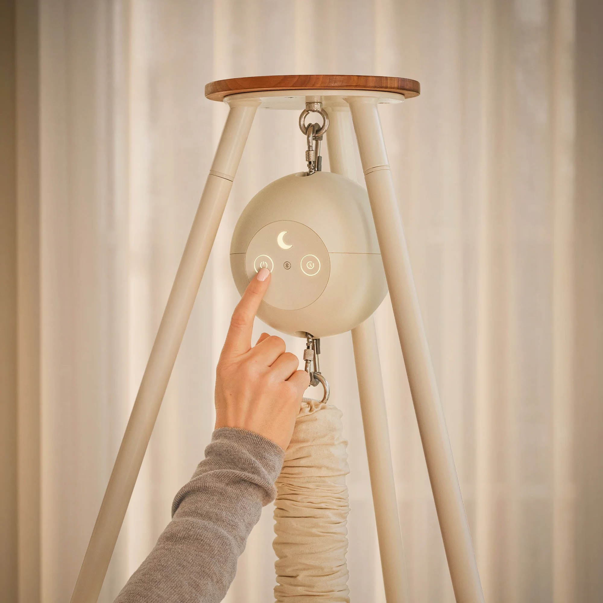 Wiege Set Eckig mit Motor Connect Premium & Gestell