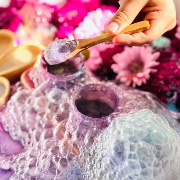 Sensorik Mischstation aus Holz