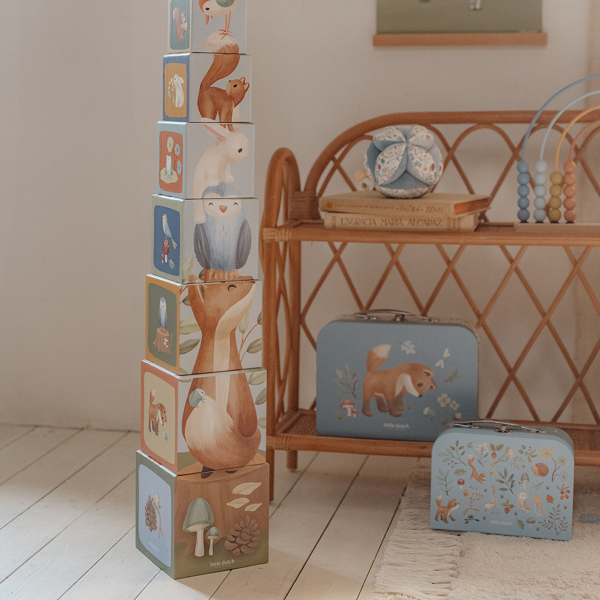 Kofferset Forest Friends Blau Kofferset Forest Friends Blau