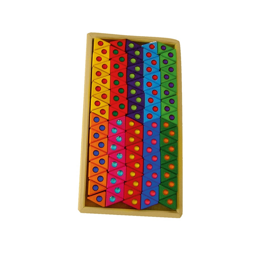 Dreiecke mit Glitzerstein Einzelstück Dreiecke mit Glitzerstein Einzelstück