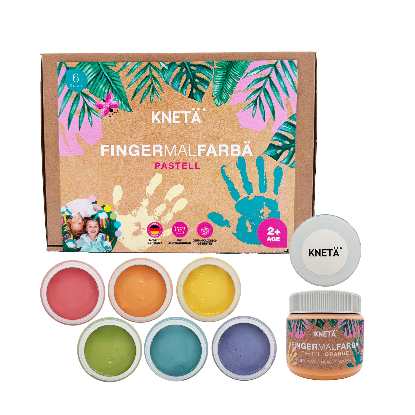 Fingermalfarben Pastell