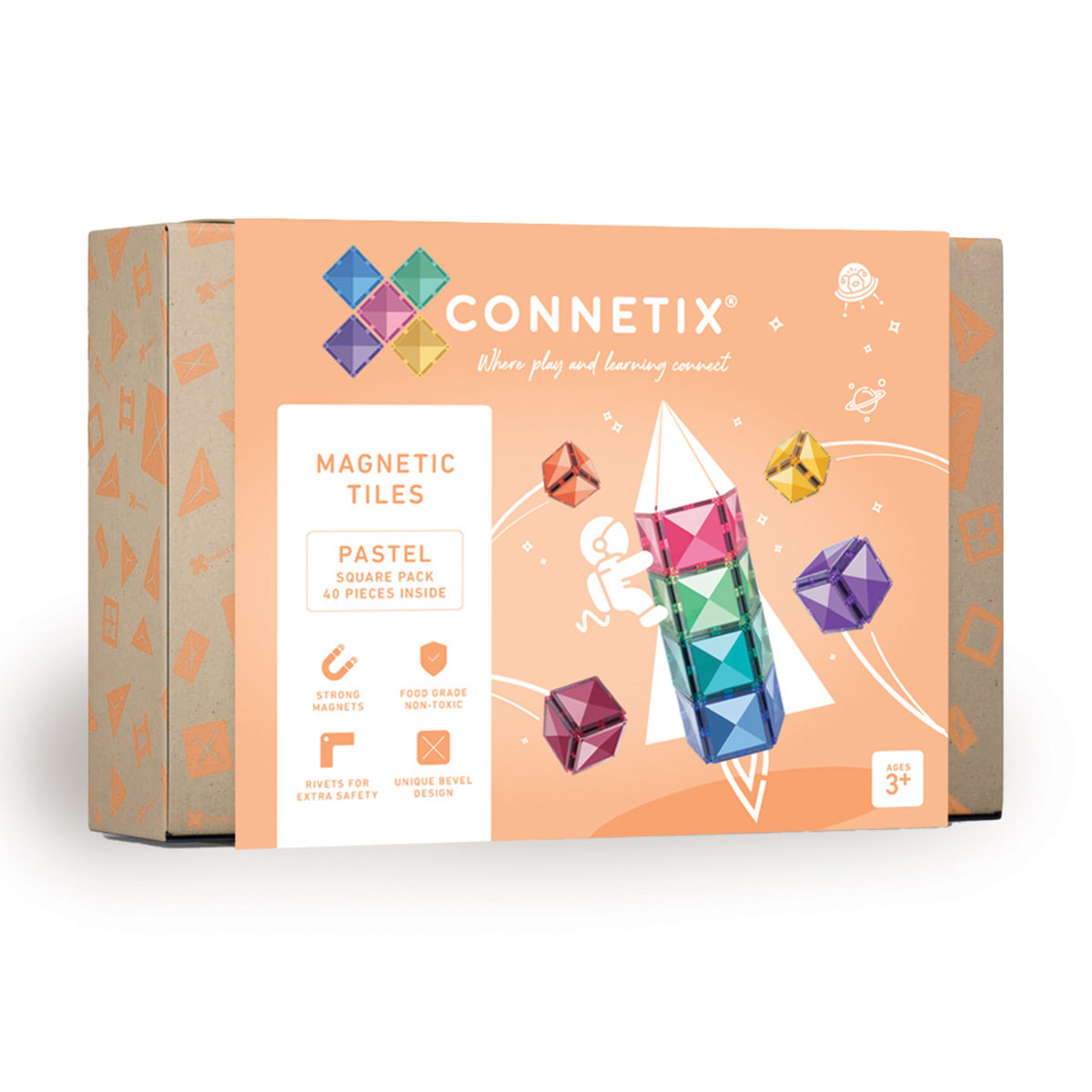 Magnetbausteine Pastel Square Pack 40tlg. Magnetbausteine Pastel Square Pack 40tlg.