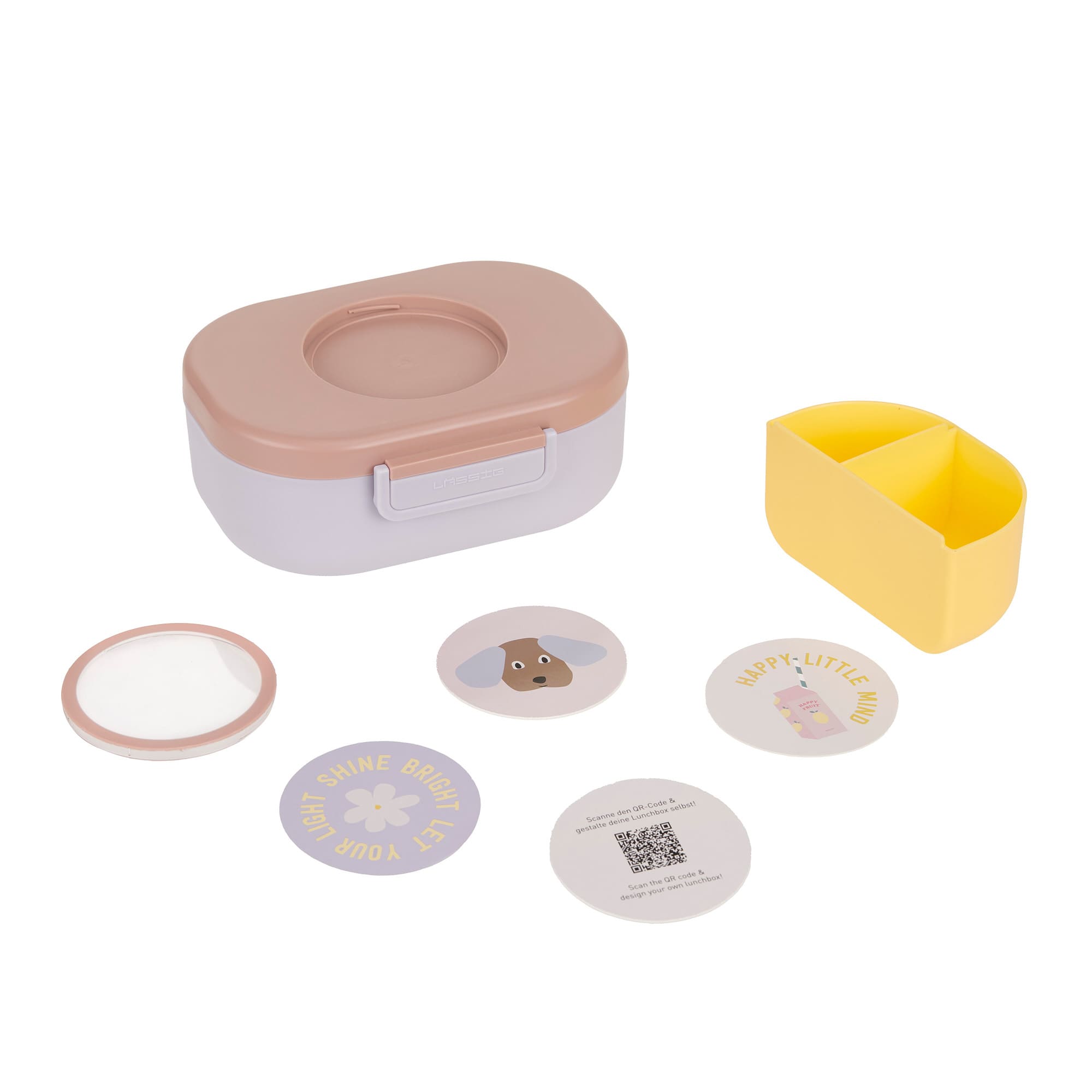 Brotdose Pattern Party Rosa