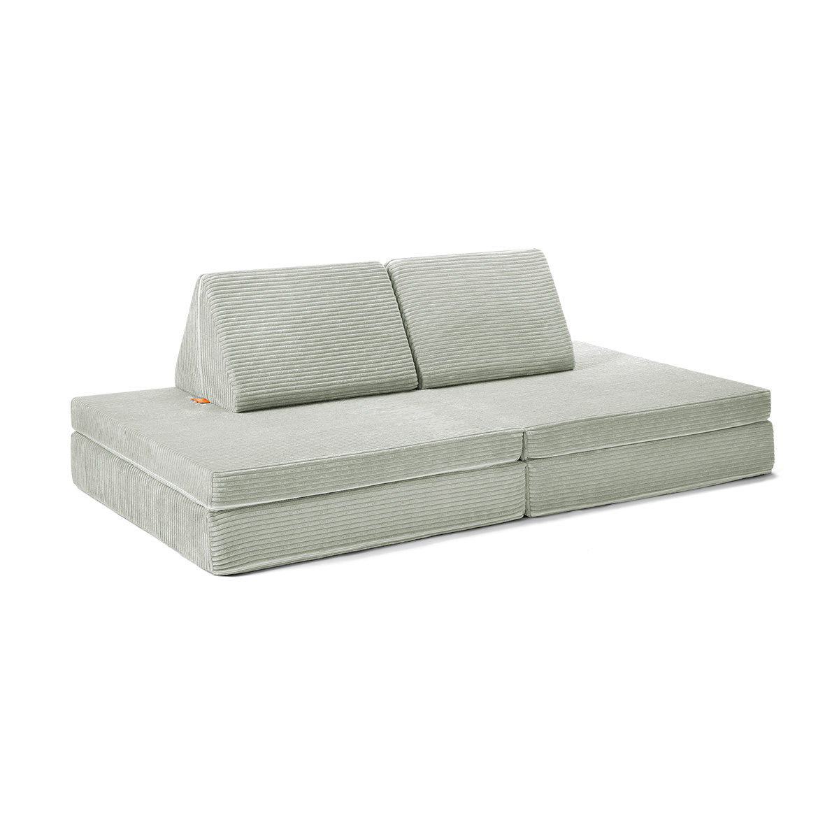 Spielsofa Cord Salbei Grün Spielsofa Cord Salbei Grün
