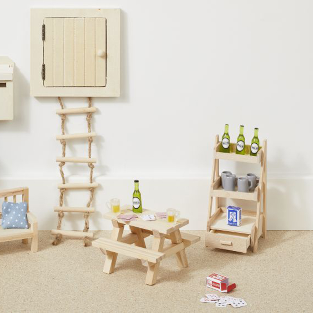 Miniatur Treppenregal