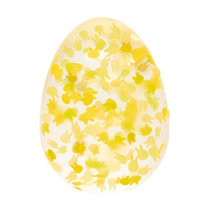 Glitzernder Eier-Flummi