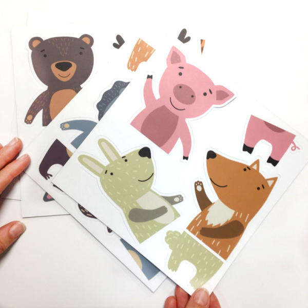Magnetisches Puzzle Tiere Magnetisches Puzzle Tiere