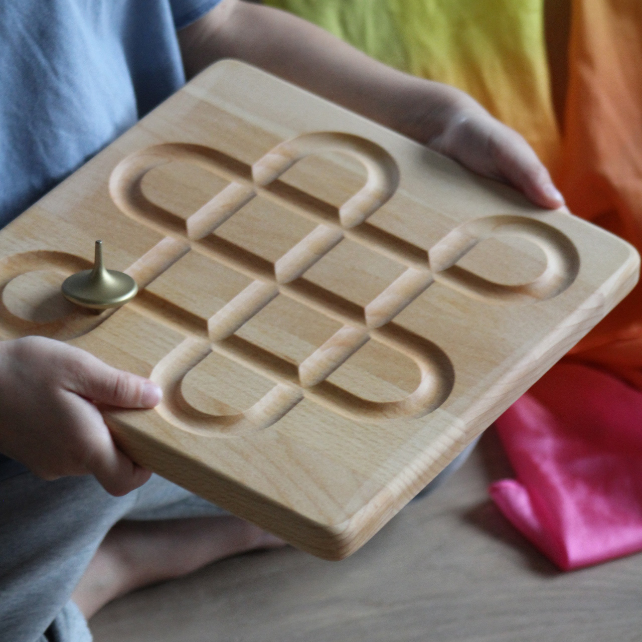 Kreiselbrett und Kreisel