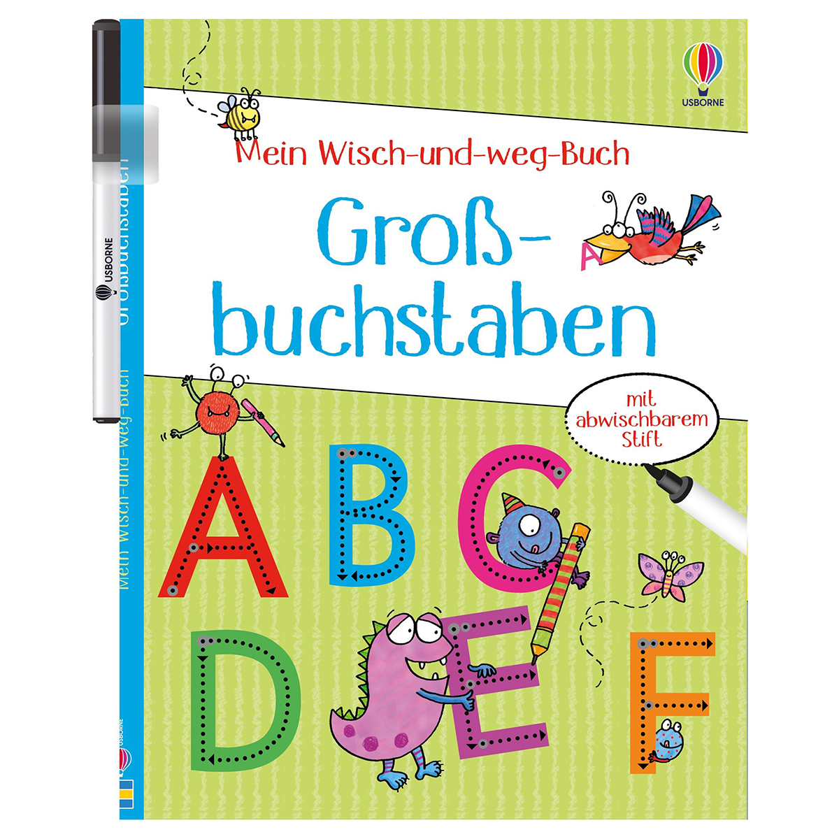 Mein Wisch-und-Weg Buch: Großbuchstaben