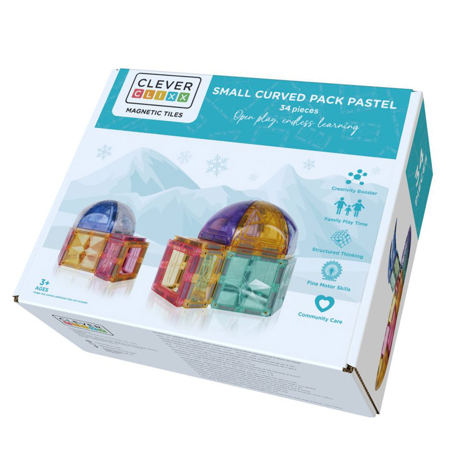 Magnetbausteine Kuppel Set Pastell 34tlg. Magnetbausteine Kuppel Set Pastell 34tlg.