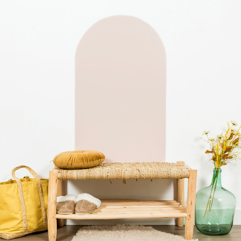 Magnetische Tapete Rosa/Beige Rundbogen Magnetische Tapete Rosa/Beige Rundbogen