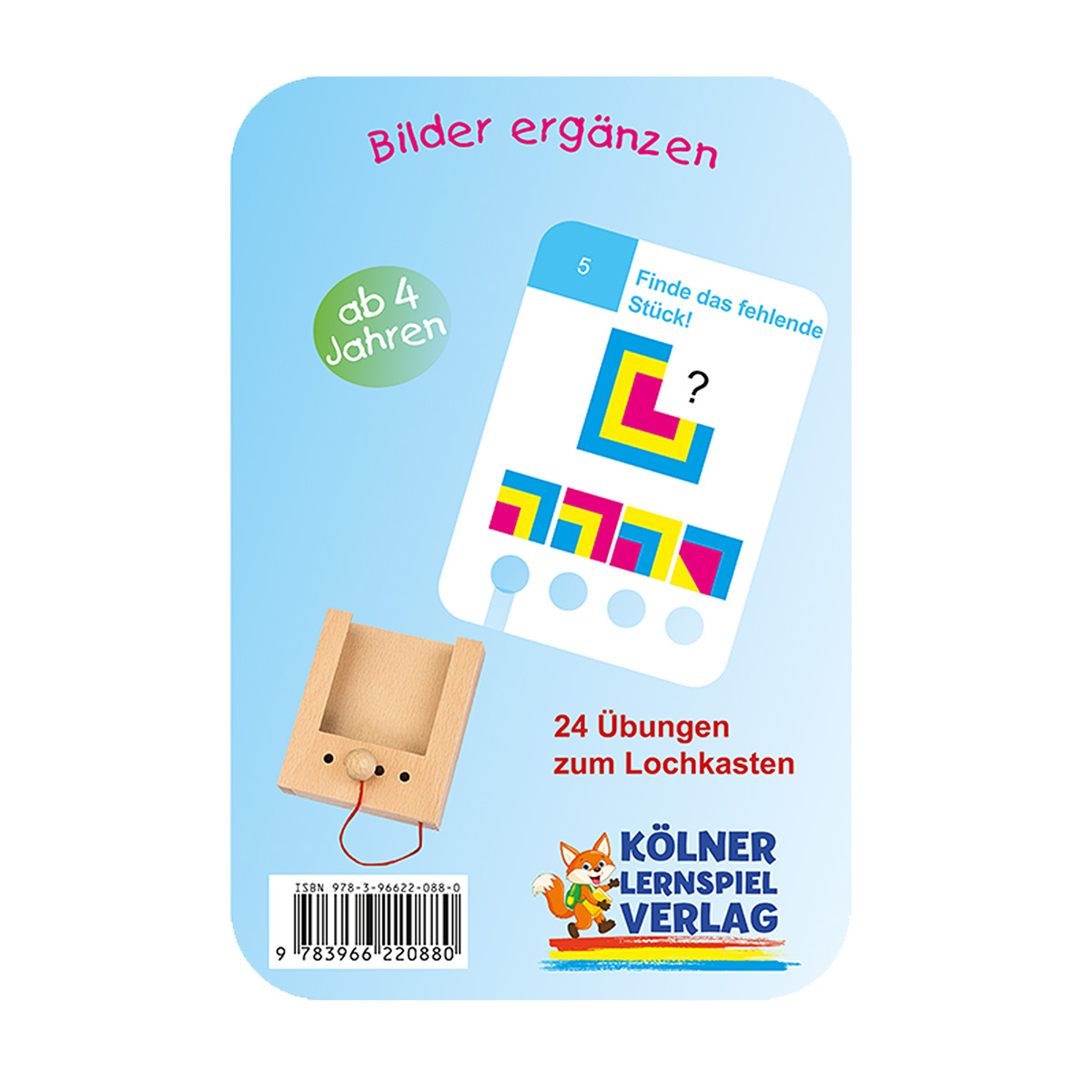 Lochkasten Kartensatz 4+ Bilder ergänzen Lochkasten Kartensatz 4+ Bilder ergänzen