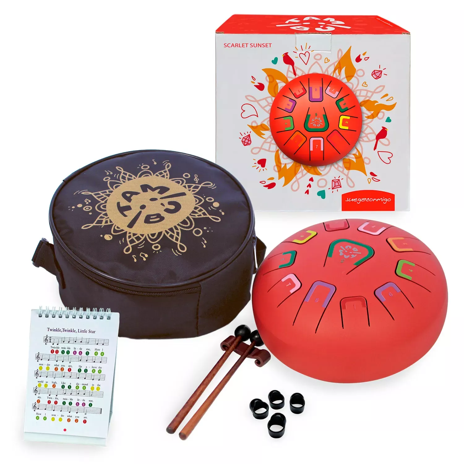 Tambu Zungentrommel Scarlet Sunset