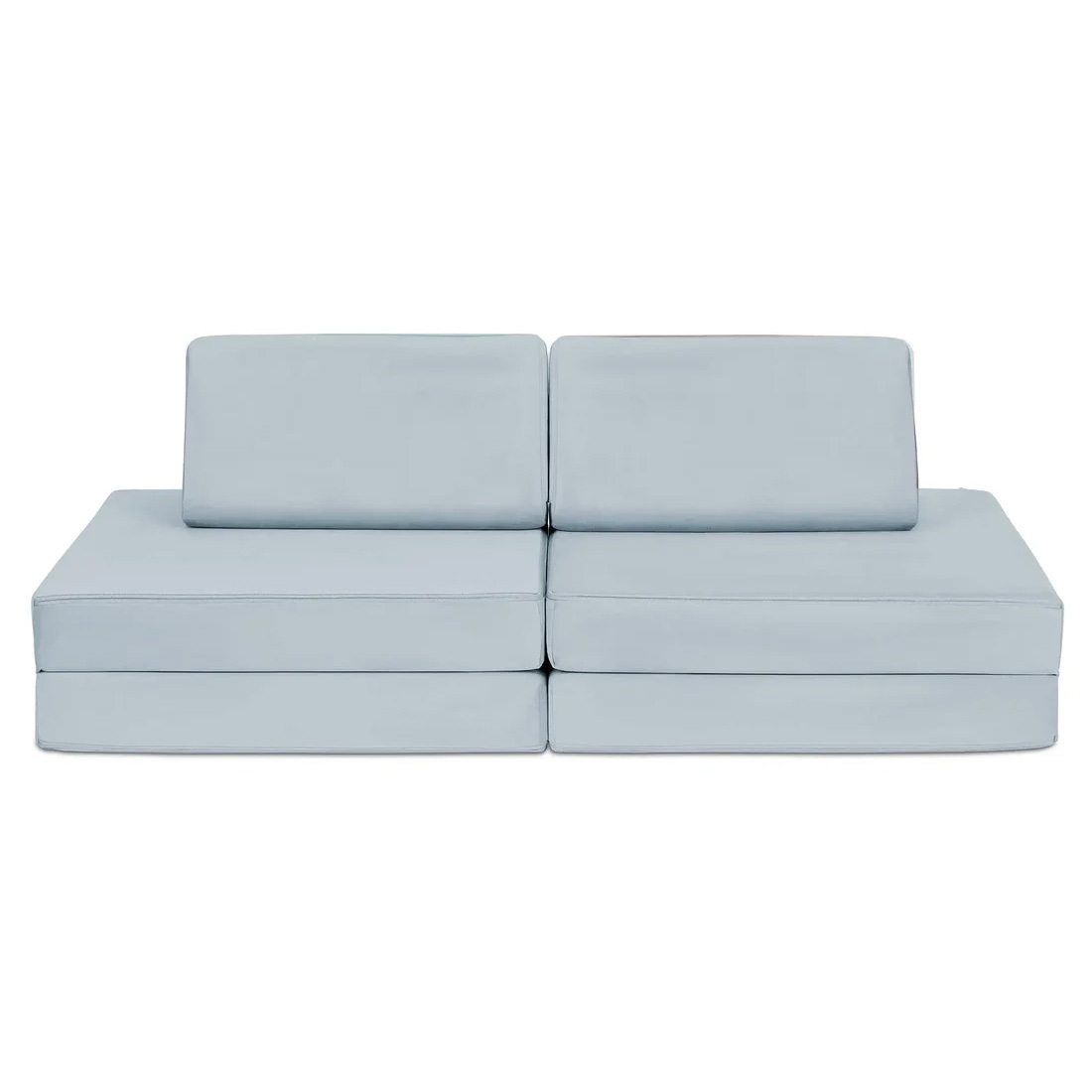 Mini Spielsofa Velours Arktis Blau Mini Spielsofa Velours Arktis Blau