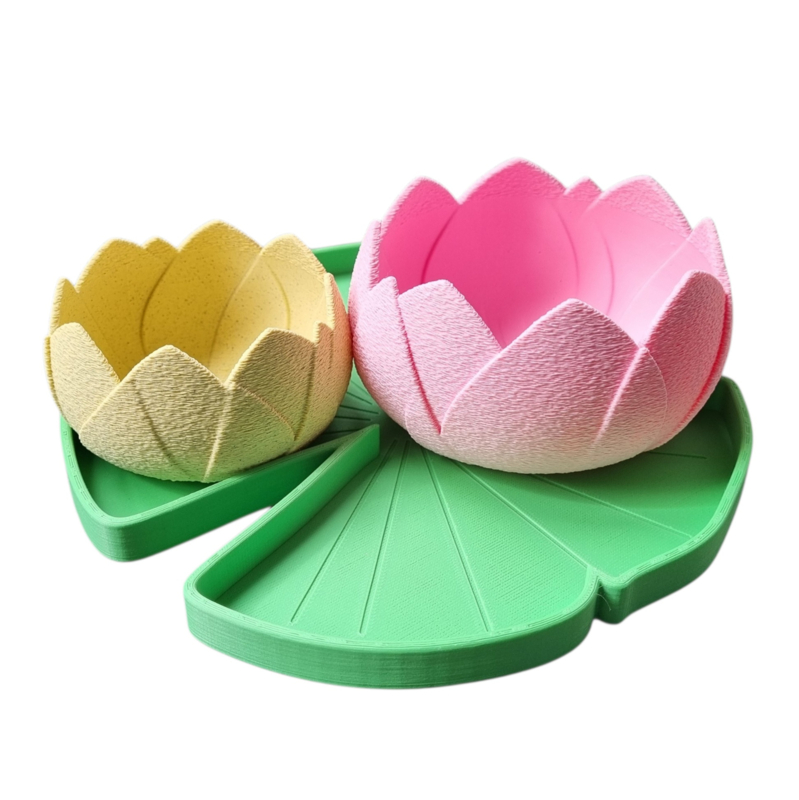 Lotusblüten Spielset mit Seerosenblatt