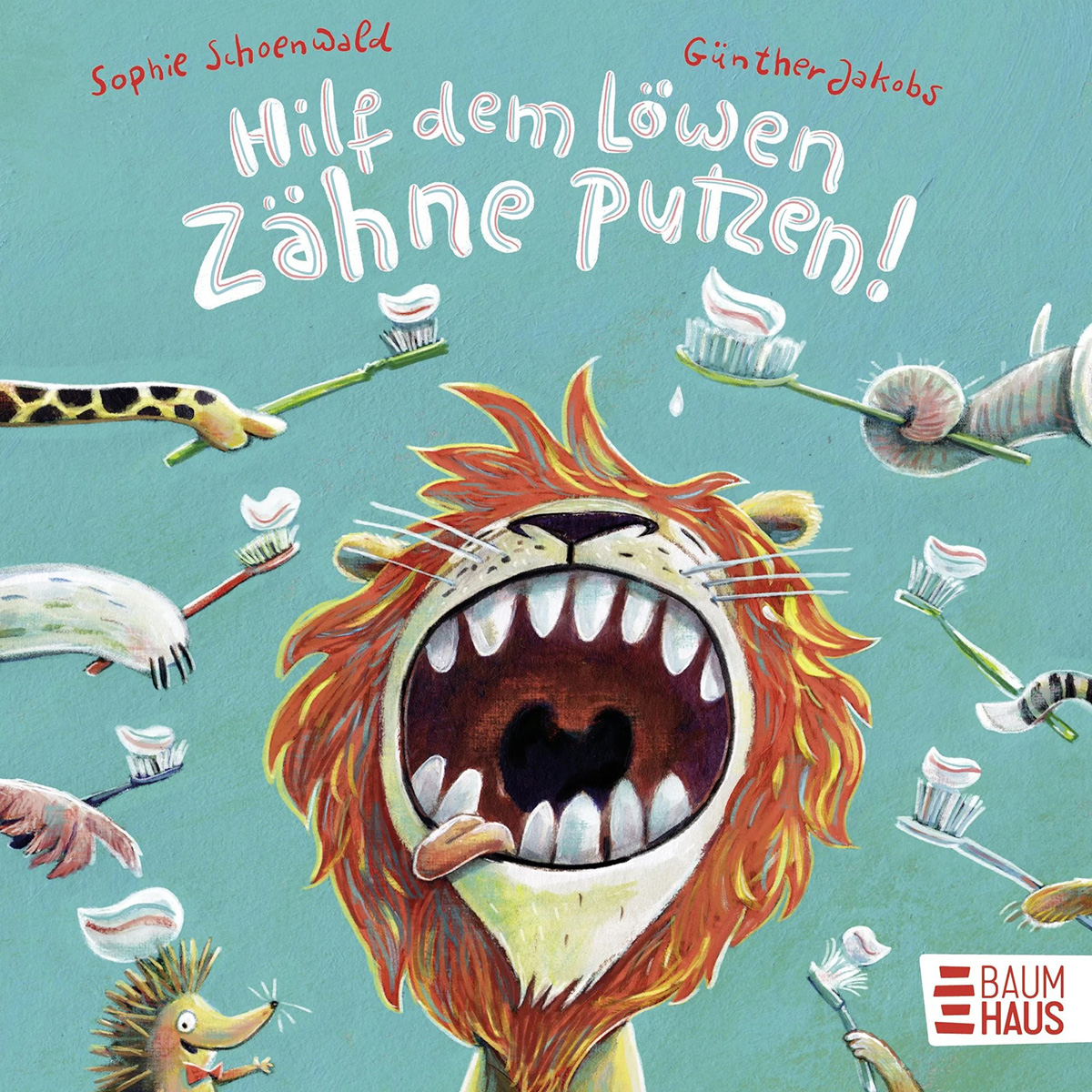Hilf dem Löwen Zähne putzen Hilf dem Löwen Zähne putzen