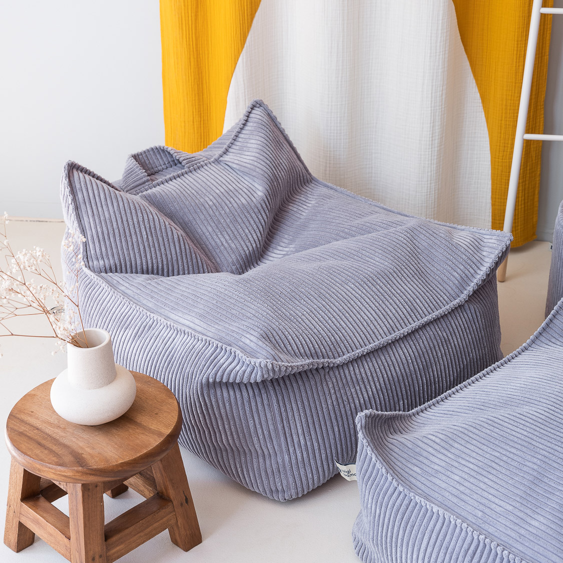 Sitzsack Sessel Cord Blueberry Blue Sitzsack Sessel Cord Blueberry Blue
