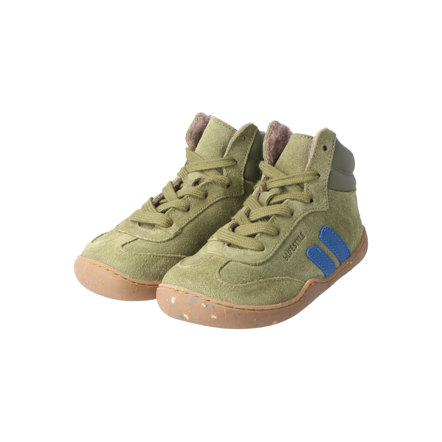 Barfußschuh wildbienenSTYLE khaki Wolle