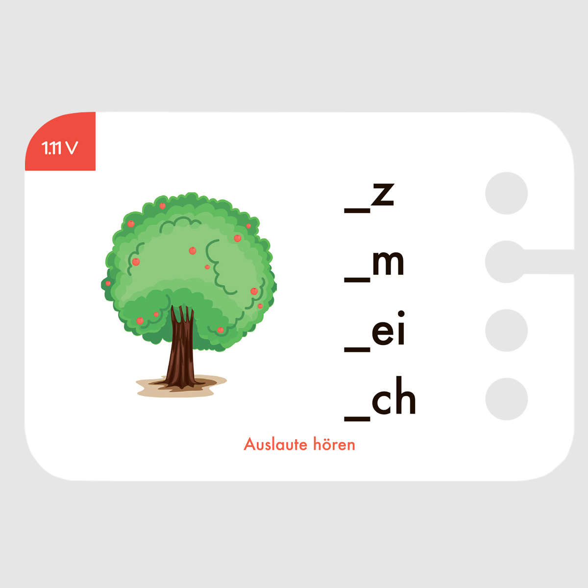 Lochkasten Kartensatz 6+ An- und Auslaute hören Lochkasten Kartensatz 6+ An- und Auslaute hören